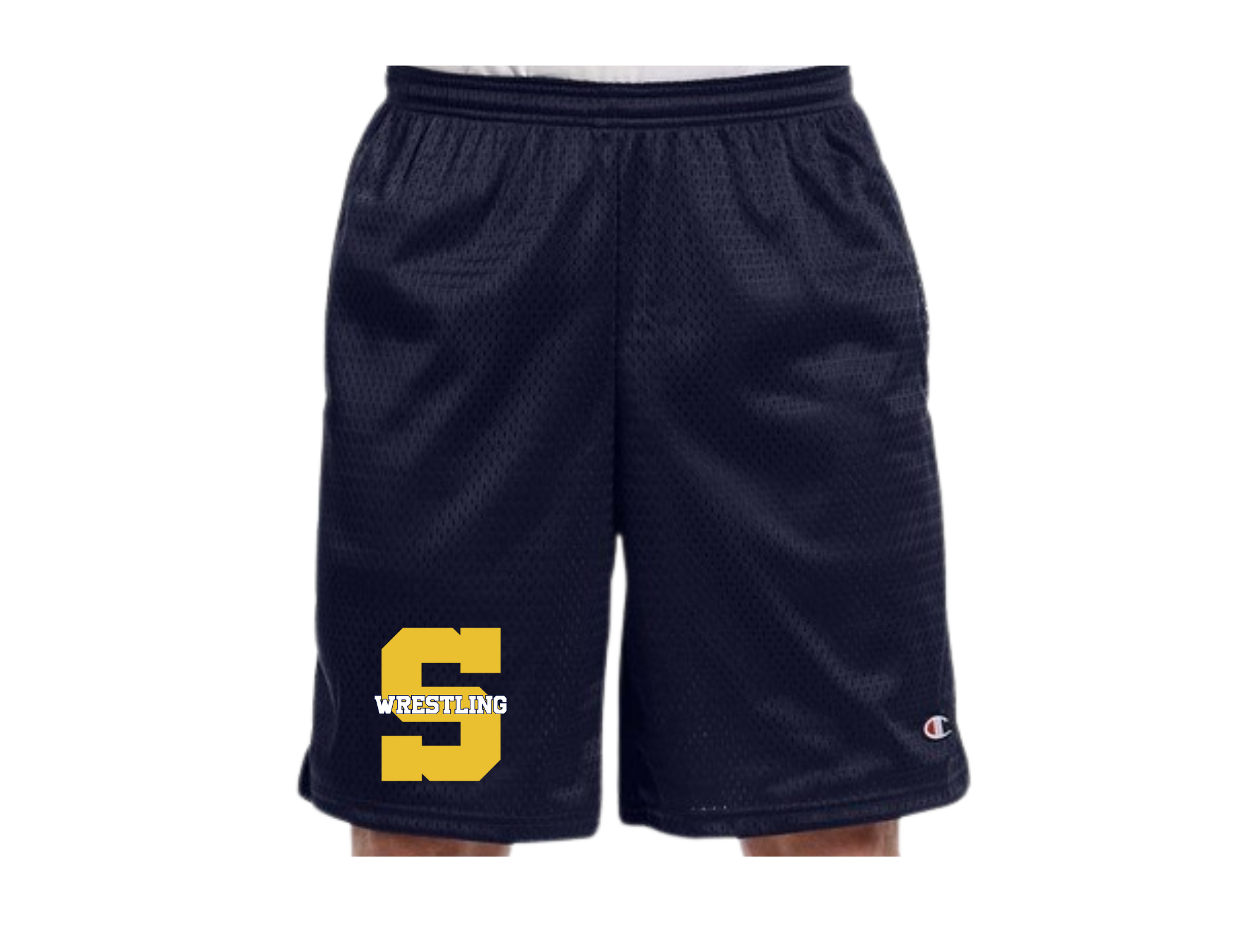 Champion Navy Mesh Shorts