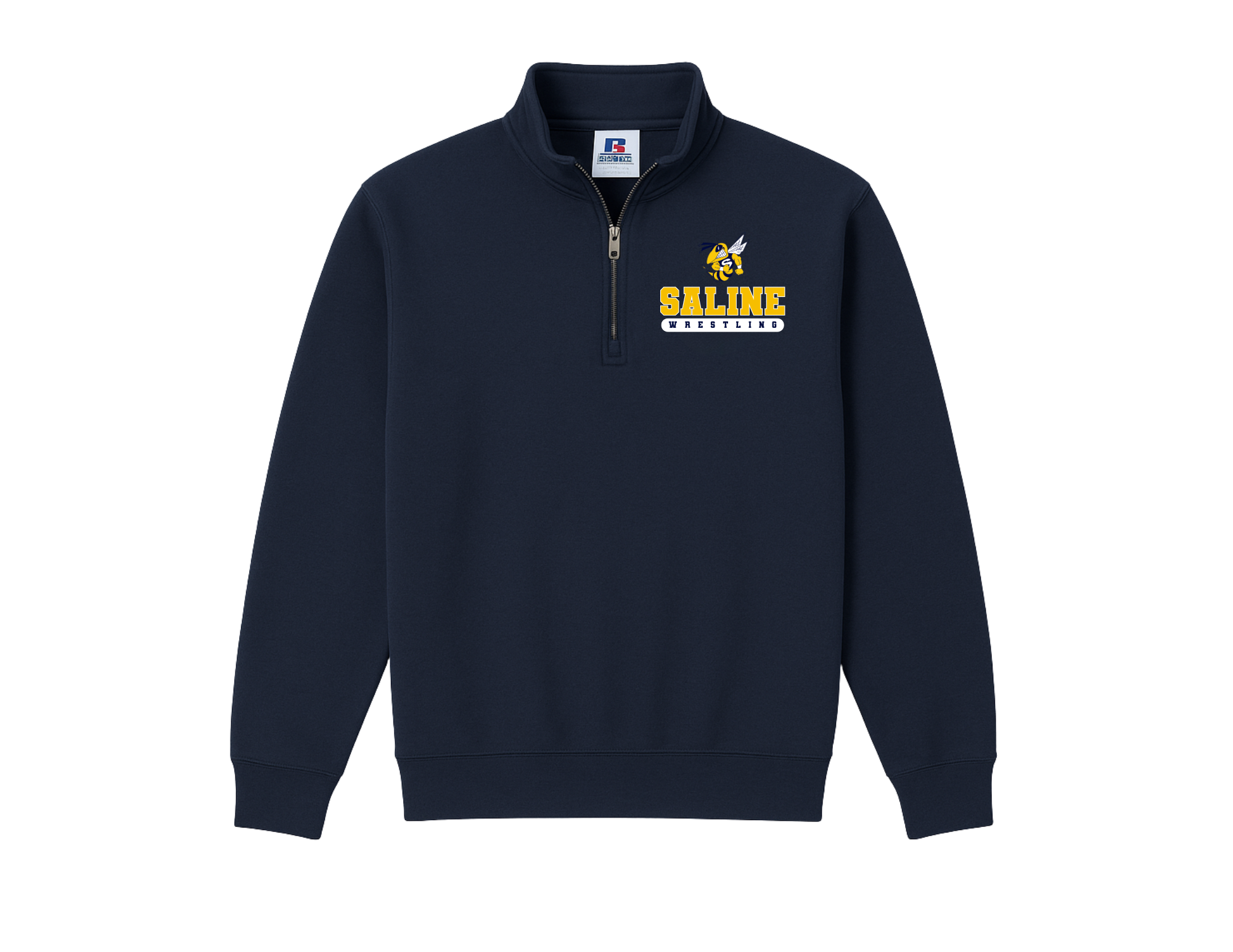 Russell Navy 1/4 Zip